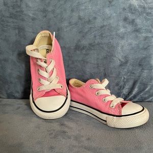 Pink Converse size 6 (infant)